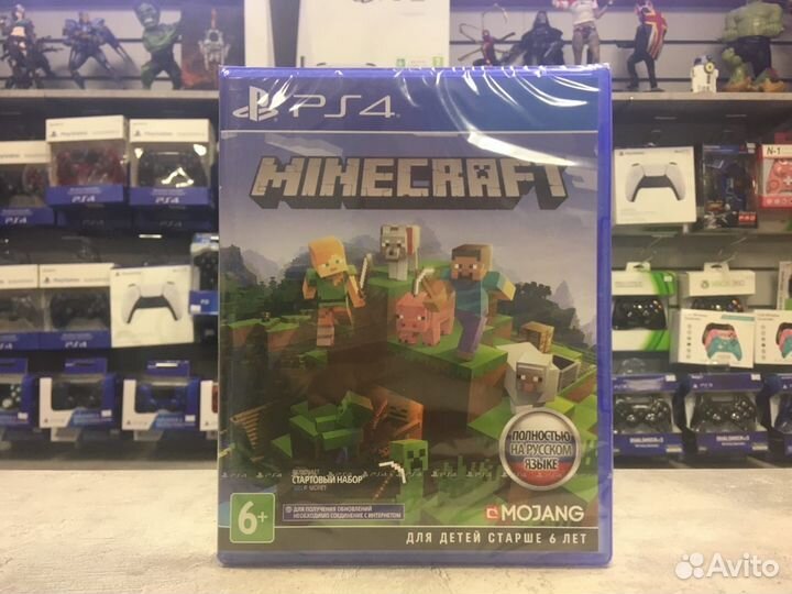 Minecraft PS4 New + наушники Samsung в подарок