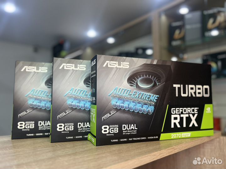 Видеокарта Asus GeForce RTX 2070 super turbo