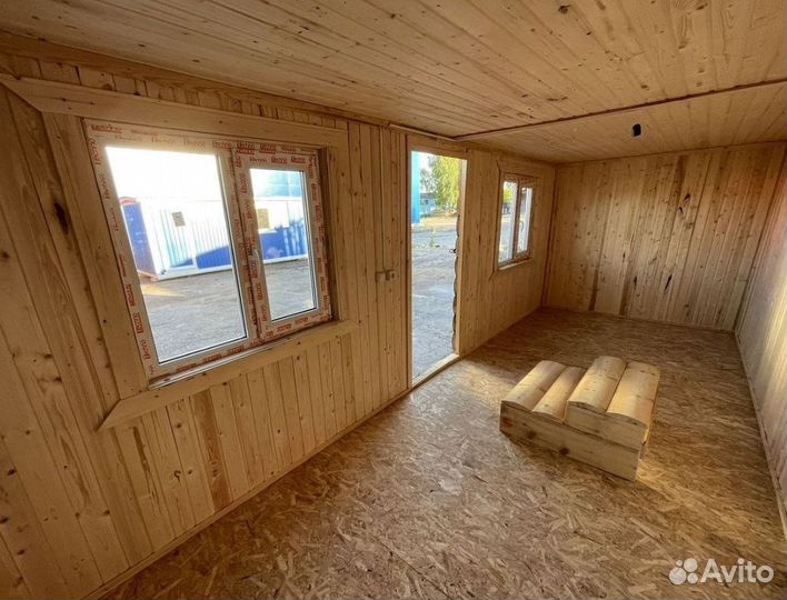 Новые деревянные бытовки с рассрочкой до 12 месяцев