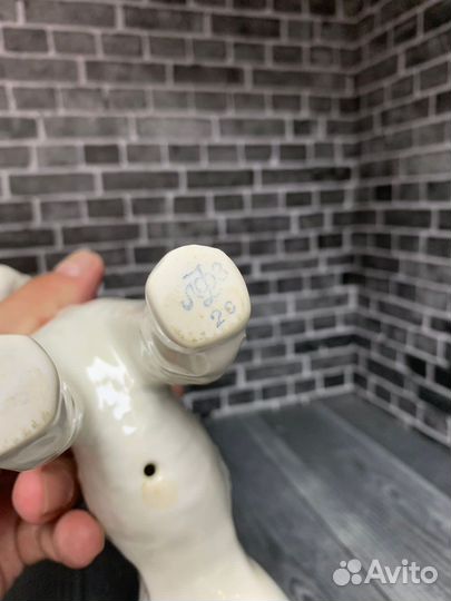 Статуэтка фарфор Эльдельтерьер