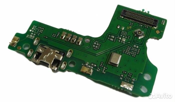 Шлейф Honor 8A (плата) + разъем зарядки + микрофон