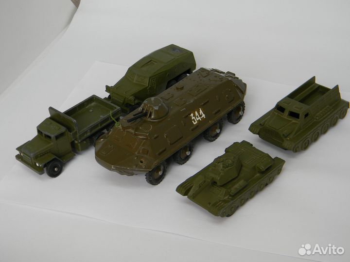 Железные Игрушки СССР. Т34, бтр, Тягач, газ