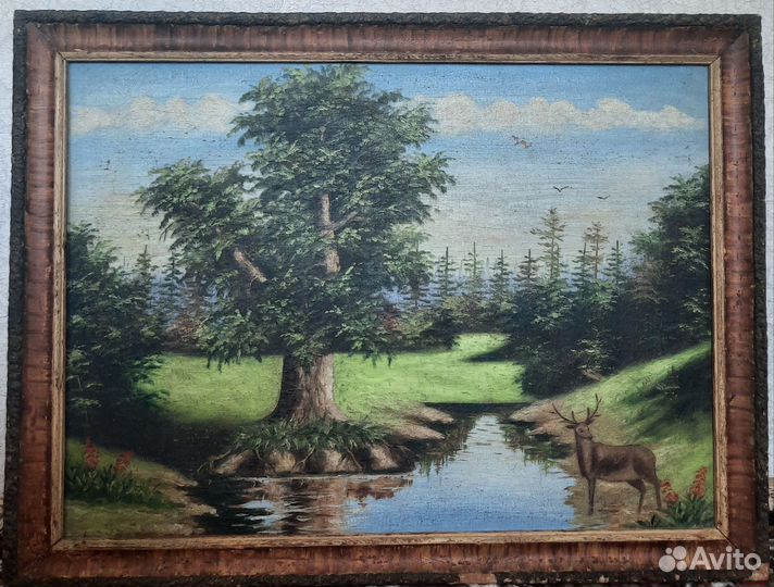 Картина маслом на холсте СССР