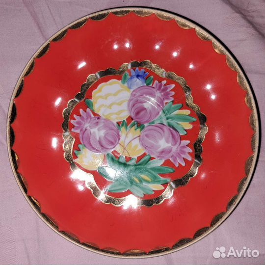 Блюдце Дулево Красавица