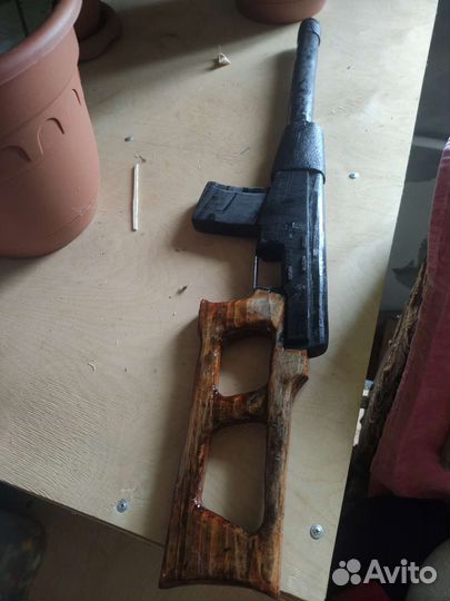 Макет автомата всс винторез из дерева