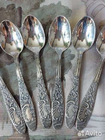 Чайные и кофейные ложки мельхиор СССР