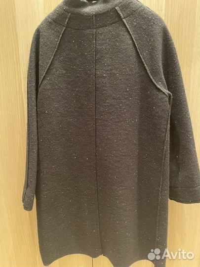 Пальто шерстяное без подклада