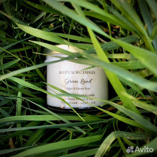 Ароматическая свеча ручной работы