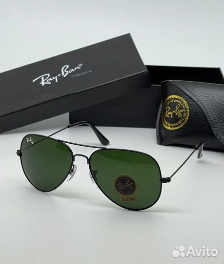 Очки Ray Ban aviator Стекло