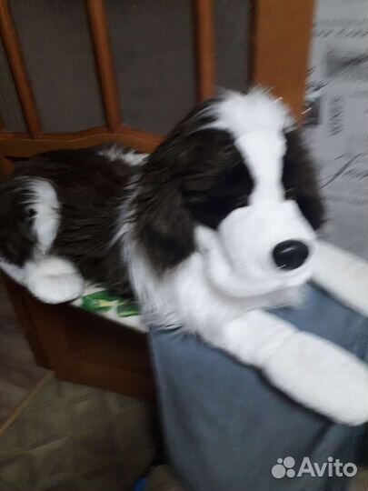 Мягкая реалистичная игрушка Сенбернар, фирма Fancy