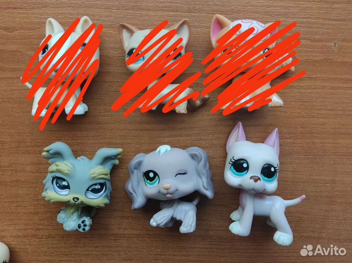 Littlest Pet Shop кошки собаки стоячки