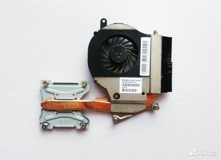 Система охлаждения ноутбука HP G72 G62 612355-001