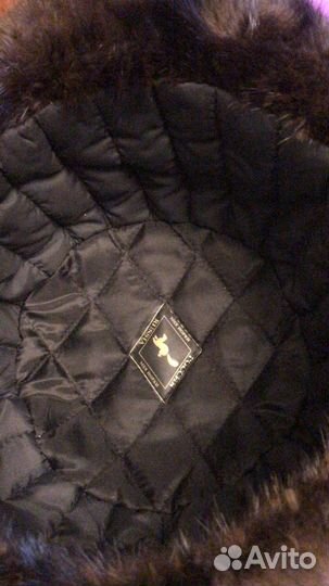 Мужская норковая шапка 59-60