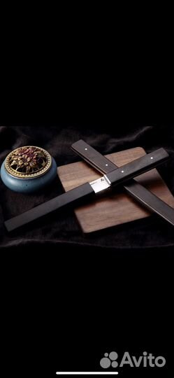 Нож Танто в деревянных ножнах сталь D2