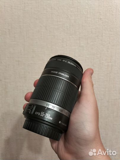 Объектив Canon ef s 55 250mm