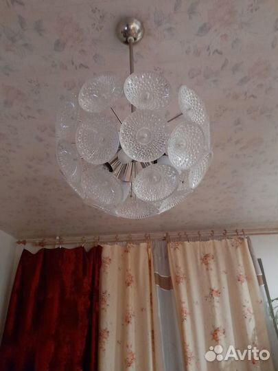 Люстра потолочная СССР одуванчик