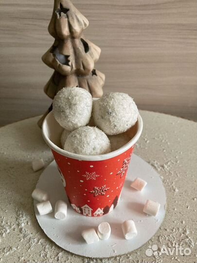 Зефирные новогодние десерты