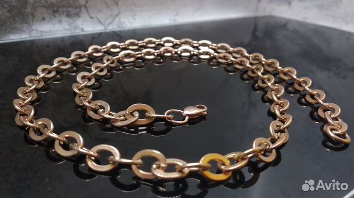 Золотая цепь 585 пробы массой 49.8 грамма (65 см)