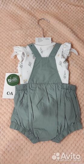 Двойки, комплект, сарафан CA/C&A для девочки 62 р