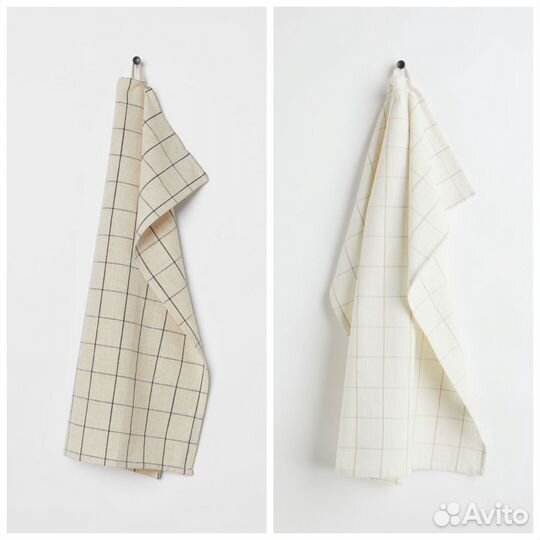 Кухонное полотенце со льном h&m home