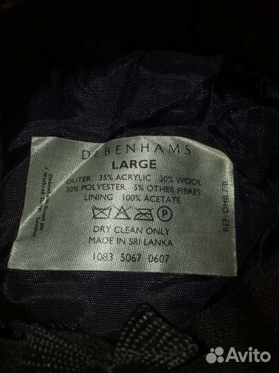 Шляпа Debenhams made in Sri Lanka
