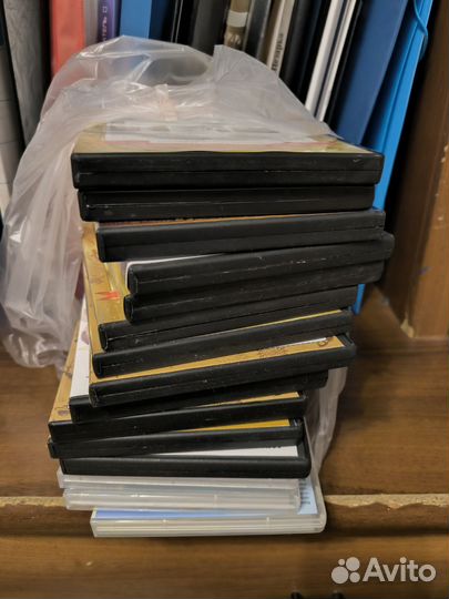 Боксы для cd dvd, коробки для дисков, бу