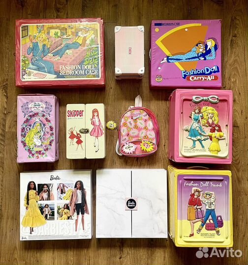 Кейс чемодан переноска Барби Barbie,коробка,рюкзак