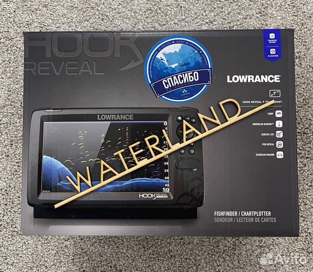 Эхолот Lowrance Hook Reveal 9 датчик Tripleshot