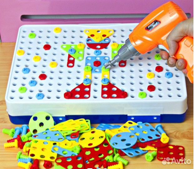 Мозаика с шуруповертом 151 дет