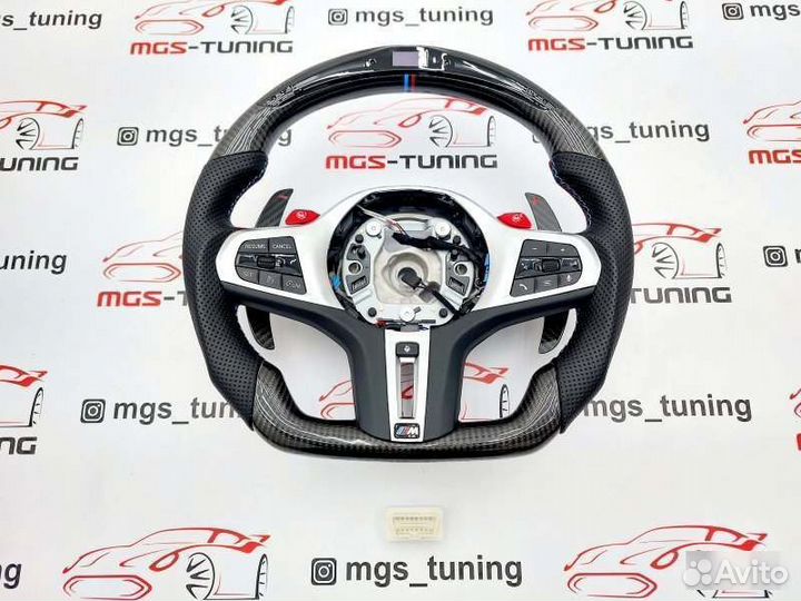 Руль M3 бмв 3 серия G20 G80 подогрев экран карбон