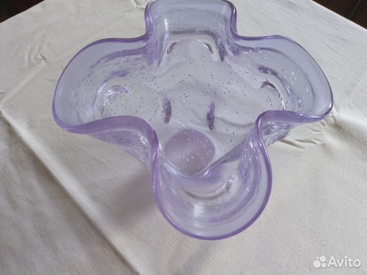 Ваза из чешского стекла.bohemia