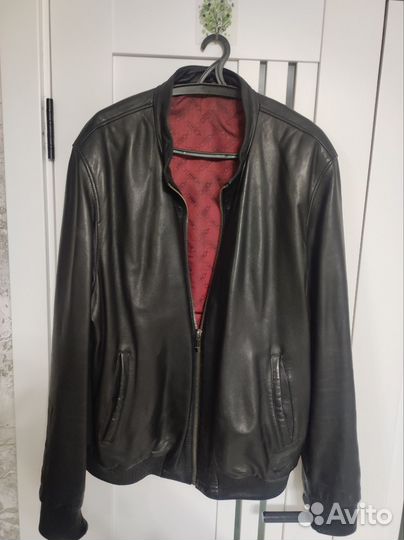 Кожаная куртка 56-58 р