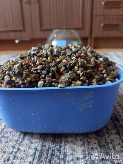 Декоративные камушки + термометр