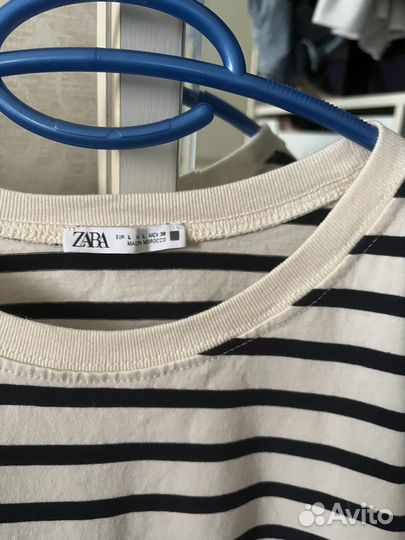 Футболка в полоску zara M-L