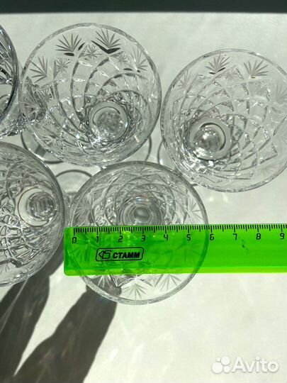 Фужеры хрустальные бокалы СССР