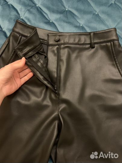 Брюки кожаные
