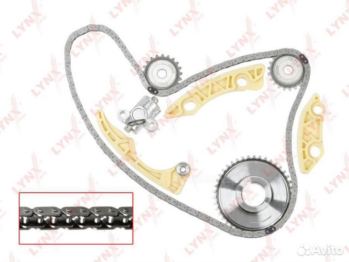 Lynxauto TK-0184 Комплект цепи грм
