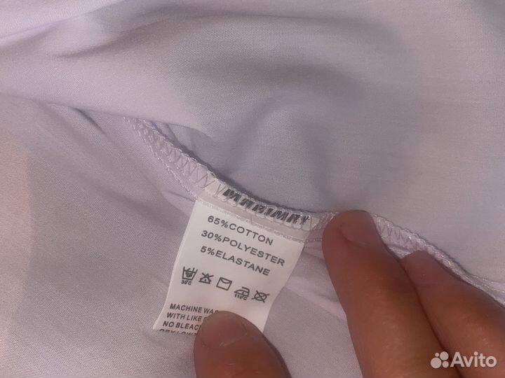 Школьная рубашка 116 на девочку