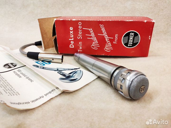 Винтажный микрофон Turner 500 1960-х (Made in USA)