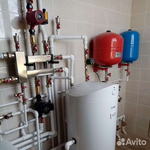 Монтаж Теплый пол Отопление Радиаторы Вода Канали