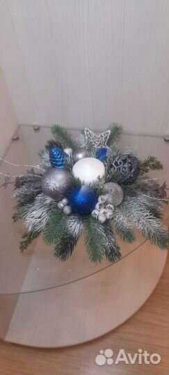 Новогодние композиции для дома, на ресепшн