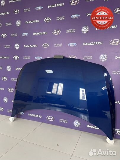 Капот Hyundai Solaris 1 рестайлинг (2015) синий