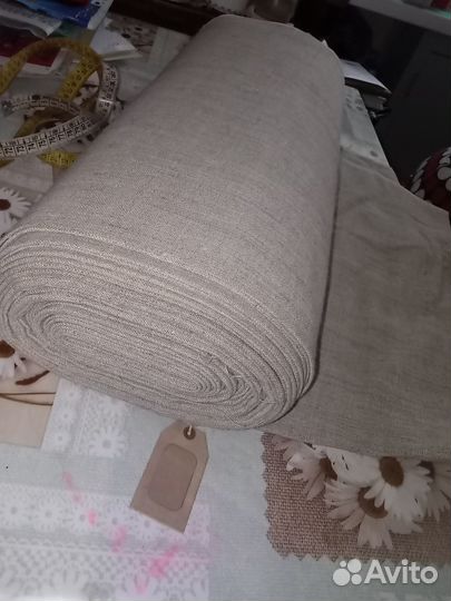 Ткань бортовка лен СССР