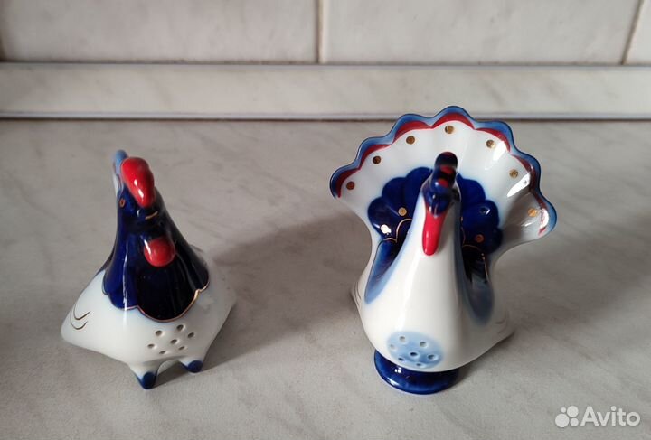 Статуэтки Гадание на ромашке,Сеттер,солонки лфз