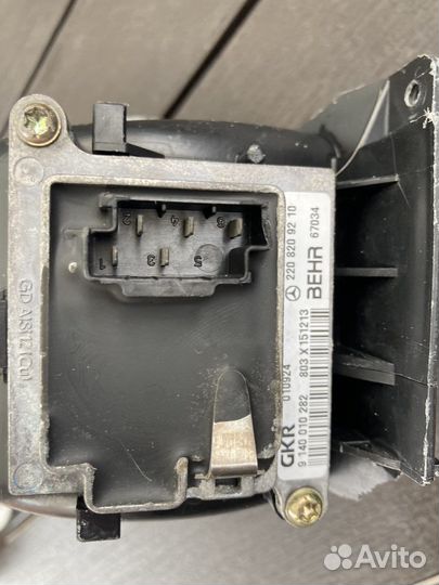 Резистор отопитела пассажиров mercedes