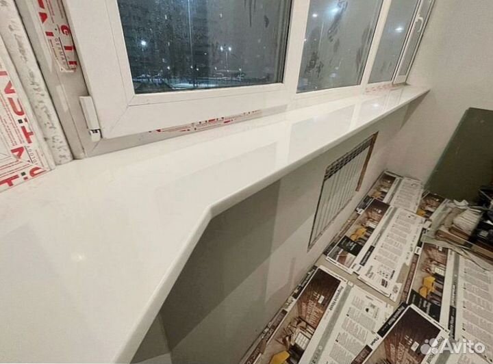 Подоконники кварцевого агломерата