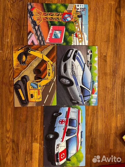 Пазлы для малышей 2-7