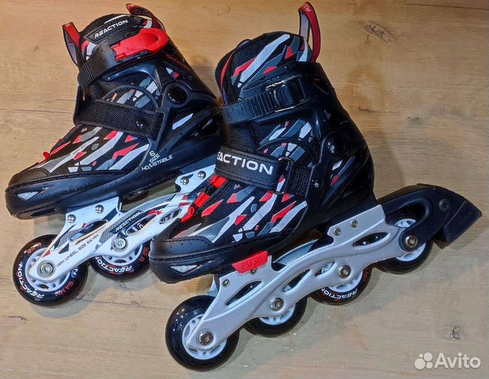 Ролики детские раздвижные Reaction Rainbow