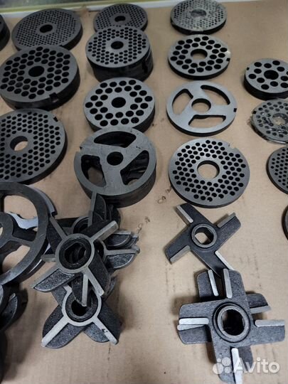 Ножи решетки для мясорубок мим-300, мим-600, тм-12