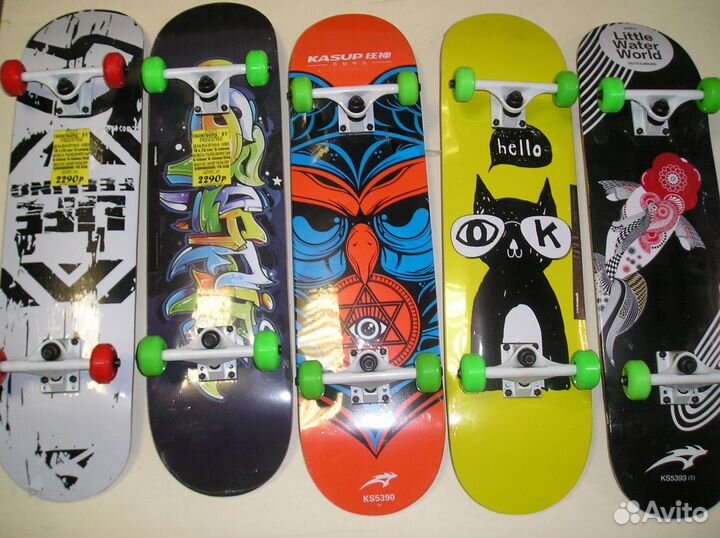 Скейтборды и лонгборды, новые